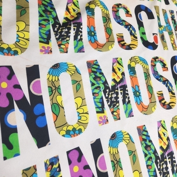 Moschino 100% Silk Scarf - Picture 12 of 13